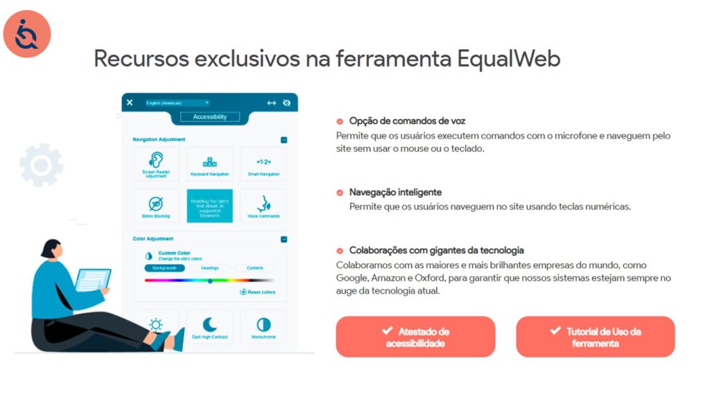 JI e o novo embaixador da EqualWeb interface